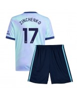 Arsenal Oleksandr Zinchenko #17 Tredjedraktsett Barn 2024-25 Korte ermer (+ bukser)